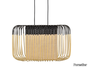 BAMBOO OVAL - Bamboo pendant lamp _ Forestier