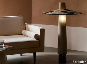 THÉSÉE - Linen floor lamp _ Forestier