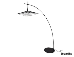 CARPA - LED direct-indirect light cotton arc lamp _ Forestier