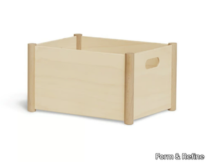 PILLAR - Beech storage box _ Form & Refine