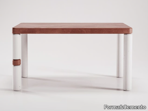 FLIPPER - Rectangular cement dining table _ Forma&Cemento