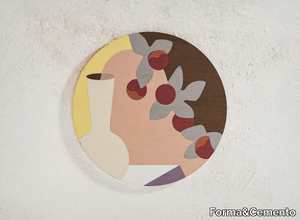 CEZANNE ROUND - Cement Decorative panel _ Forma&Cemento