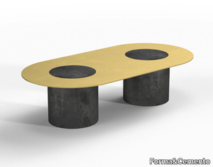 DUMBO DOPPIO - Low cement coffee table _ Forma&Cemento