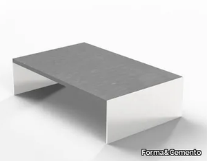 FLAT - Low cement coffee table _ Forma&Cemento