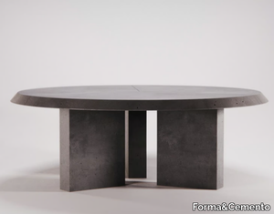 LAOBAN - Round cement table _ Forma&Cemento