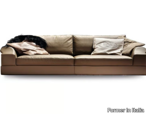 DANDY - 3 seater leather sofa _ Former In Italia