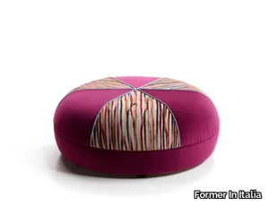 TANGO - Round fabric pouf _ Former In Italia