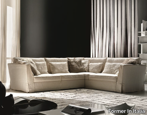 OTELLO - Corner sectional fabric sofa _ Former In Italia