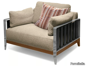 DANIELA - Fabric armchair with armrests _ Formitalia