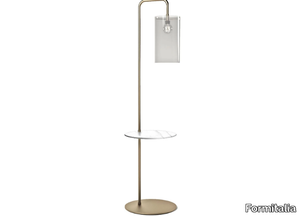 CLUB - Floor lamp with marble detail _ Formitalia