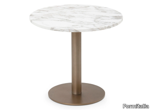 BETA - Round marble high side table _ Formitalia