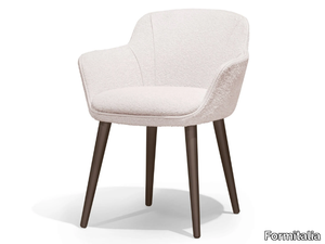 MARTE - Fabric chair with armrests _ Formitalia