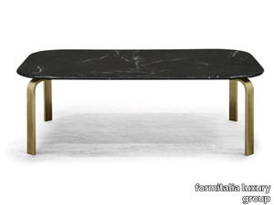 OPIUM - Nero Marquina marble coffee table _ formitalia luxury group