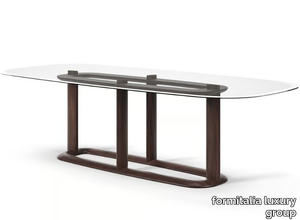 ATENE - Glass dining table _ formitalia luxury group