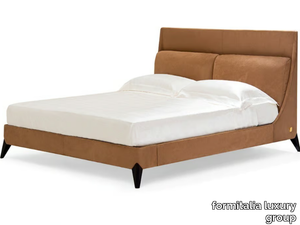 FUTURA - Nabuk double bed with upholstered headboard _ formitalia luxury group