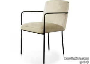 GLAM - Upholstered chair with armrests _ formitalia luxury group