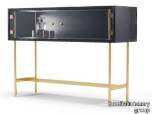 JEFFERY - Wood and glass bar cabinet _ formitalia luxury group