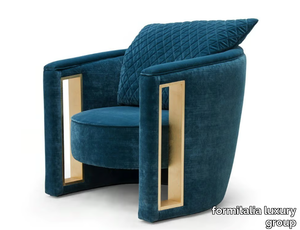 RACHELE - Velvet armchair with armrests _ formitalia luxury group