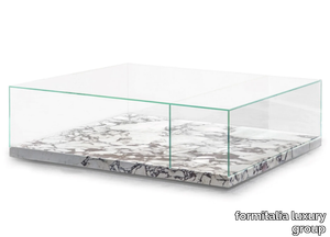 V227 - Low square glass coffee table _ formitalia luxury group