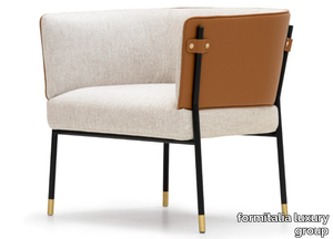 V243 - Upholstered fabric easy chair with armrests _ formitalia luxury group