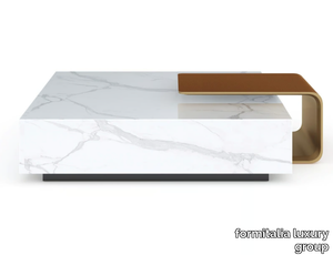 V292 - Carrara marble coffee table _ formitalia luxury group