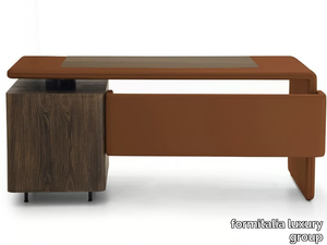 YANGOON LIGHT - Leather executive desk _ formitalia luxury group