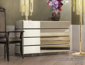 ROYAL - Mirrored glass chest of drawers _ formitalia luxury group