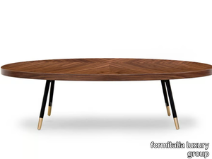 GLAM / OB36 - Oval wooden coffee table _ formitalia luxury group