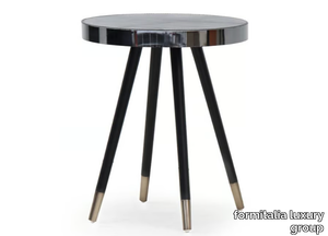 GLAM / RM48 - Round leather coffee table _ formitalia luxury group