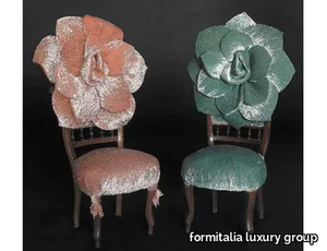 TWINS - Upholstered fabric chair _ formitalia luxury group