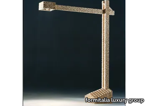 LEONARDO - Handmade wooden floor lamp _ formitalia luxury group