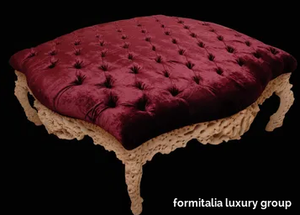 SENIOR - Tufted upholstered square velvet pouf _ formitalia luxury group