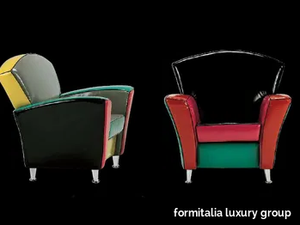 SWING - Upholstered armchair with armrests _ formitalia luxury group