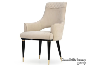 DOME - Upholstered leather chair _ formitalia luxury group