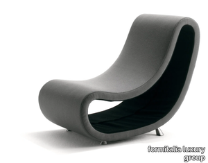 PUSH-OUT - Upholstered fabric armchair _ formitalia luxury group