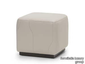 PIER - Square leather pouf _ formitalia luxury group