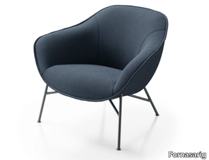 CATO - Fabric easy chair _ Fornasarig