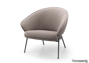 WOLFGANG - Upholstered fabric easy chair _ Fornasarig