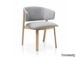 WOLFGANG 54 - Fabric chair with armrests _ Fornasarig