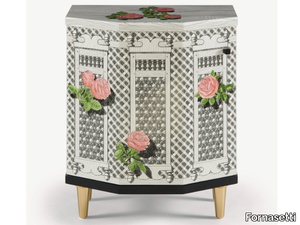 MUSCIARABIA CON ROSE - Bedside table _ Fornasetti