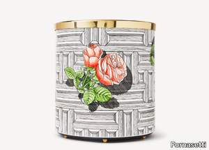 MUSCIARABIA CON ROSE - Metal waste paper bin _ Fornasetti