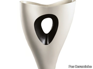 ELLIPSIS - Porcelain vase _ Fos Ceramiche