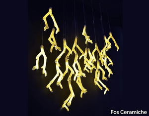 PHOTOGENESIS - LED porcelain pendant lamp _ Fos Ceramiche