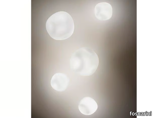 HOBA - Blown glass wall lamp / ceiling lamp _ Foscarini