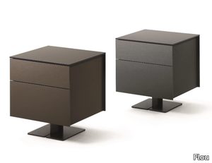 JUTA - Rectangular bedside table with drawers _ Flou