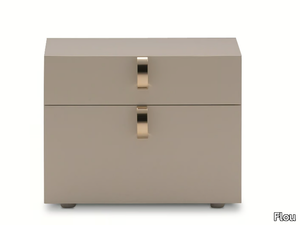 SPLENDOR - Bedside table with drawers _ Flou