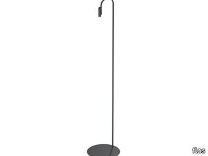 CAULE - LED stainless steel floor lamp _ Flos