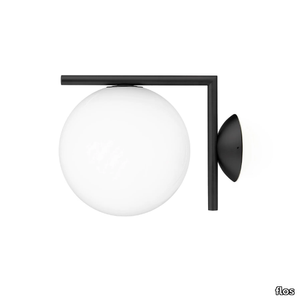 IC LIGHTS W1 OUTDOOR - LED Glass and Stainless Steel outdoor wall lamp _ Flos