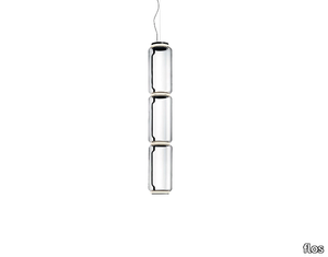 NOCTAMBULE SUSPENSION - Blown glass pendant lamp _ Flos