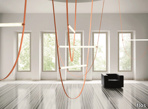 WIRELINE - LED rubber and glass pendant lamp _ Flos